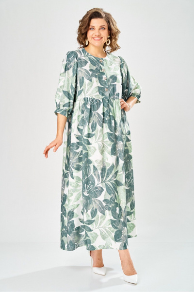 Платье AXXA 55234 оливковый - фото 2