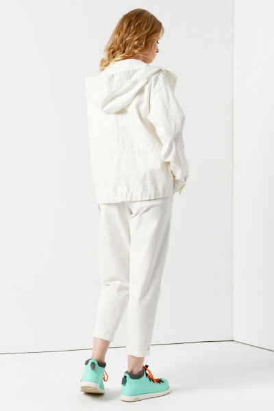 Куртка Панда 98870w молочный - фото 2