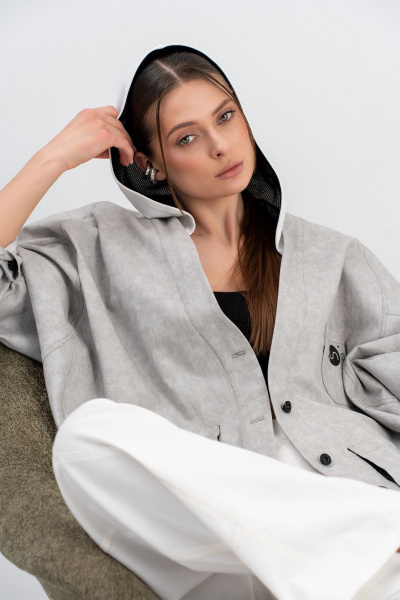 Куртка Luna М-273 серый - фото 11