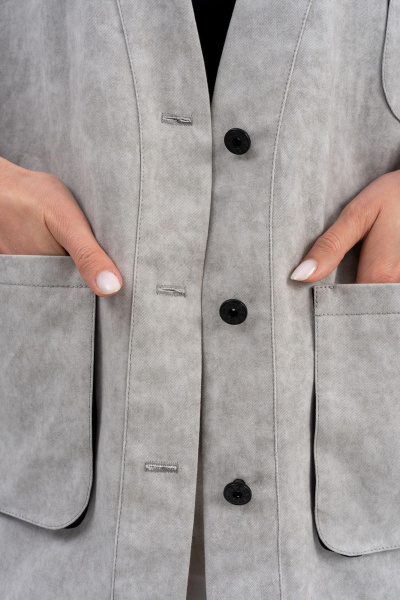 Куртка Luna М-273 серый - фото 8