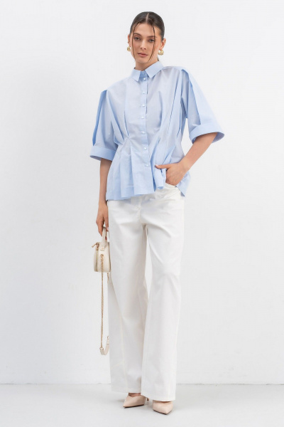 Рубашка Luna М-282 голубой - фото 14