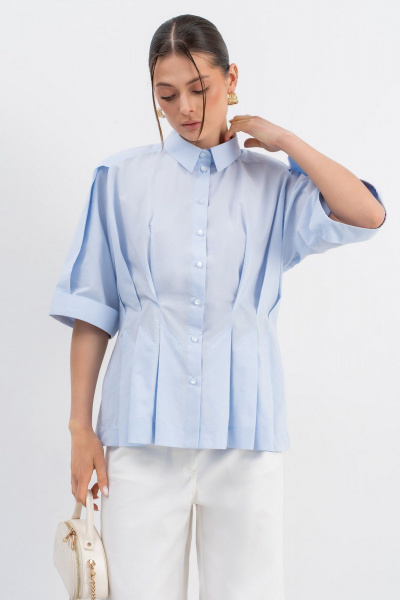 Рубашка Luna М-282 голубой - фото 10