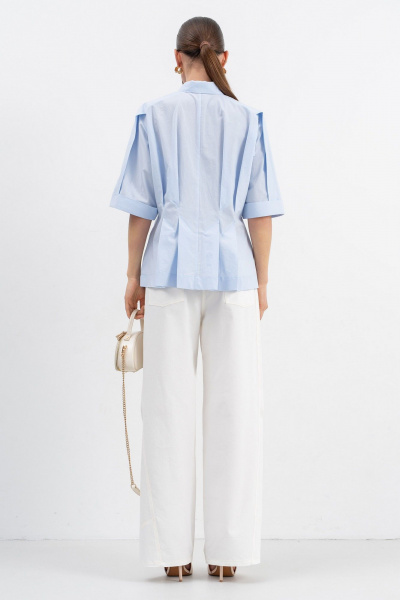 Рубашка Luna М-282 голубой - фото 7