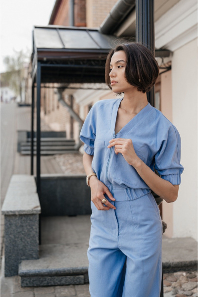 Брюки, куртка iLOKA 25ILor5 голубой - фото 6