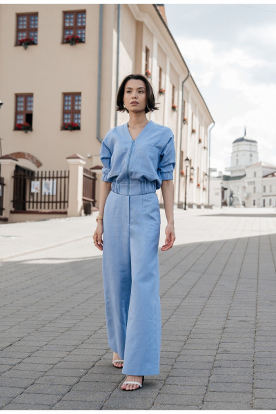 Брюки, куртка iLOKA 25ILor5 голубой - фото 1