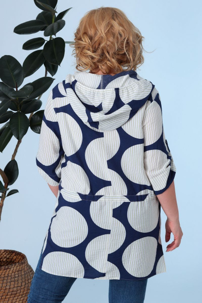 Блуза Anastasia 642 синий - фото 5