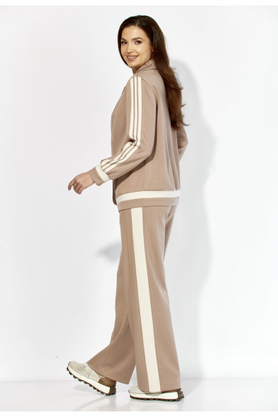 Брюки, жакет TAiER 1421 бежевый - фото 5