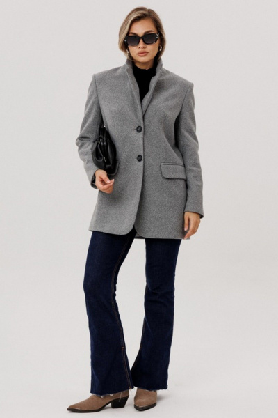 Жакет Faufilure C591 серый - фото 3