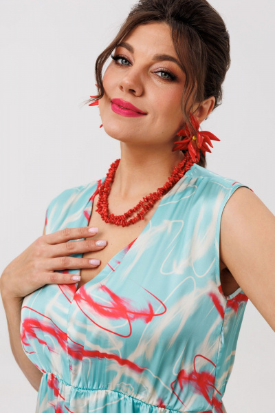 Платье Anelli 1645 кораллы_в_море - фото 7