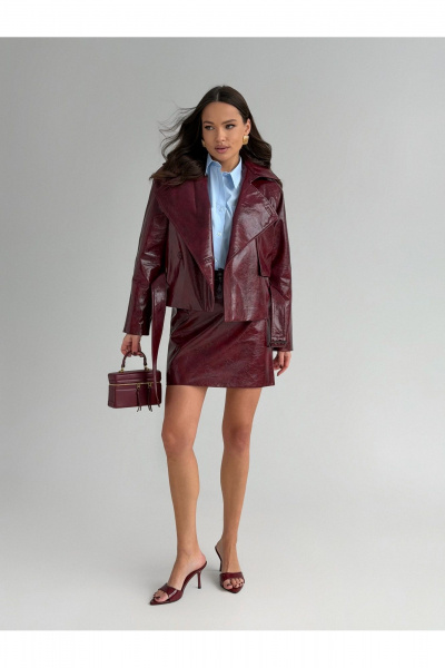 Жакет DAVA 3141 бордо - фото 7