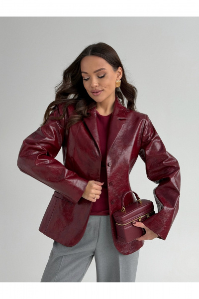 Жакет DAVA 3141 бордо - фото 2