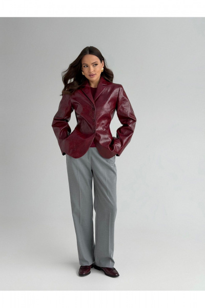 Жакет DAVA 3141 бордо - фото 1