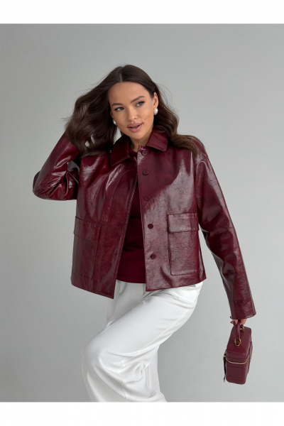 Жакет DAVA 3142 бордо - фото 1