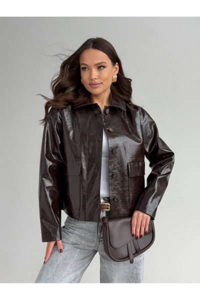 Жакет DAVA 3142 шоколад - фото 1