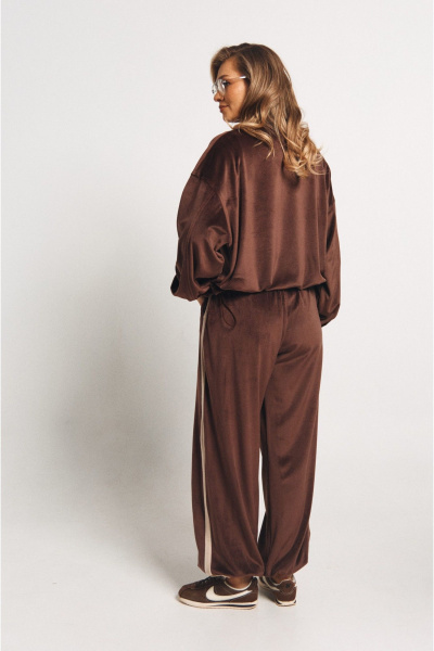 Брюки, джемпер Verita 2449 шоколад - фото 7