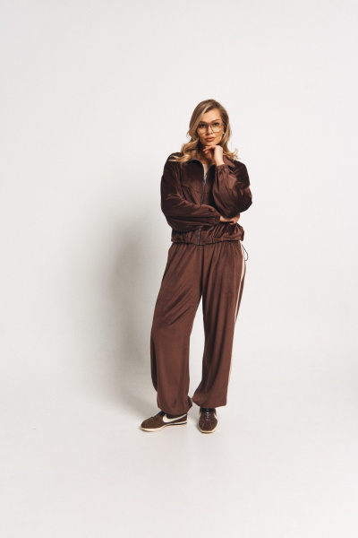 Брюки, джемпер Verita 2449 шоколад - фото 5