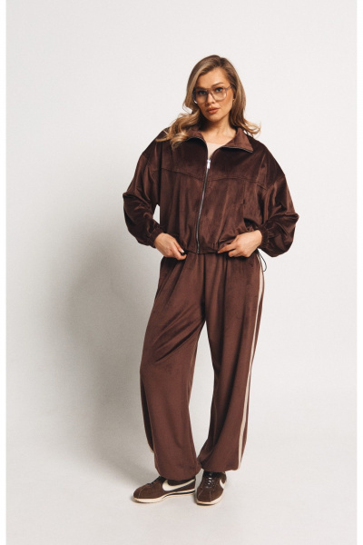 Брюки, джемпер Verita 2449 шоколад - фото 3