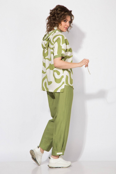 Брюки, туника Liliana 1438Л оливка - фото 6