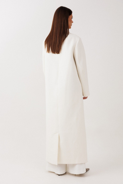 Пальто V&N Fashion 1122 молочный - фото 7