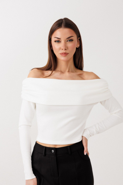 Джемпер V&N Fashion 1117 белый - фото 1