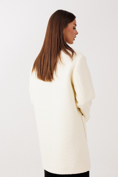 Пальто V&N Fashion 1116 молочный - фото 9