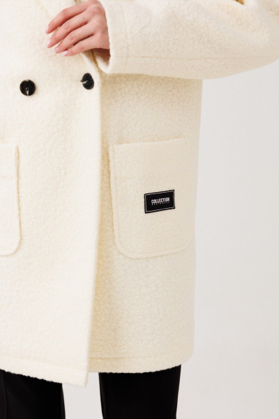Пальто V&N Fashion 1116 молочный - фото 8