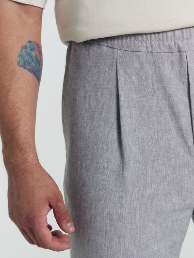 Брюки Mark Formelle 181238/24-3722Ц-9 двухцветный_серый - фото 4