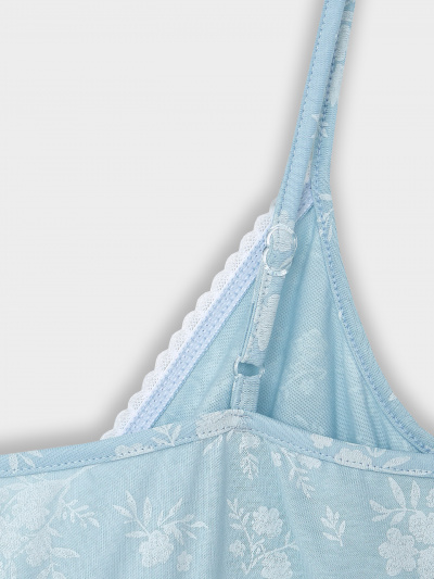 Сорочка Mark Formelle 572336/1-1/25-40531ПП-0 цветы_на_голубом - фото 3