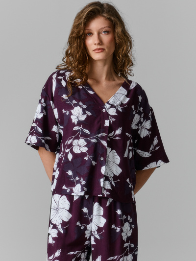 Брюки, жакет Mark Formelle 592494-1/25-39750ПП-9 цветы_на_винном - фото 1