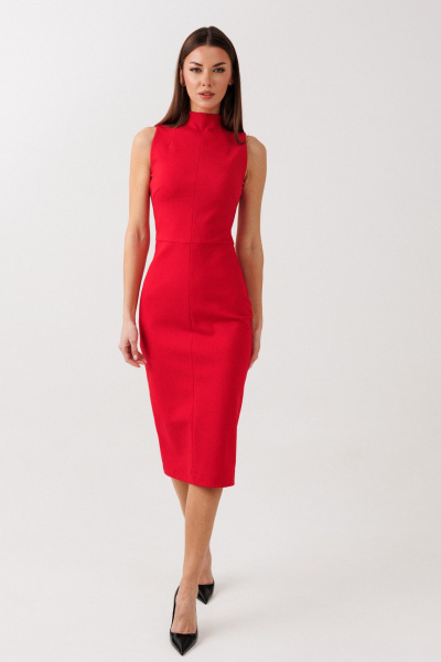 Жакет, платье V&N Fashion 1109 красный - фото 4