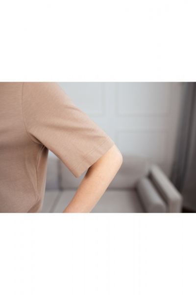 Футболка, шорты Купалинка 38002G.158-164 к.беж,клетка - фото 5