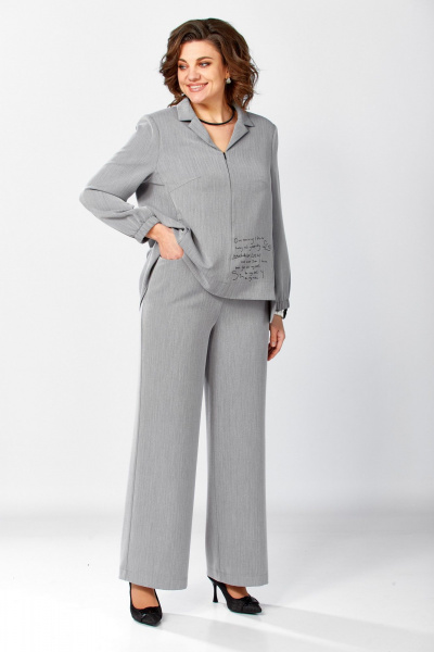 Блуза, брюки ZigzagStyle 627 елочка - фото 2