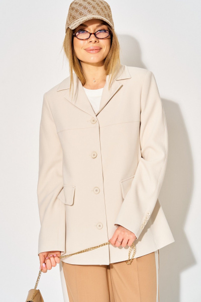 Жакет Laikony L-814 слоновая_кость - фото 8