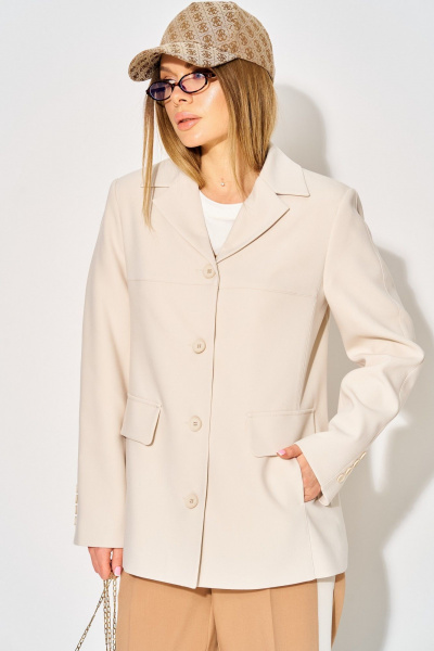 Жакет Laikony L-814 слоновая_кость - фото 3