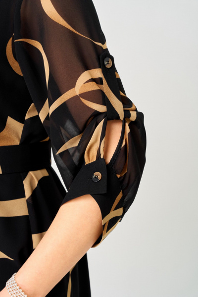 Платье EVA GRANT 7046 принт_ленты - фото 9