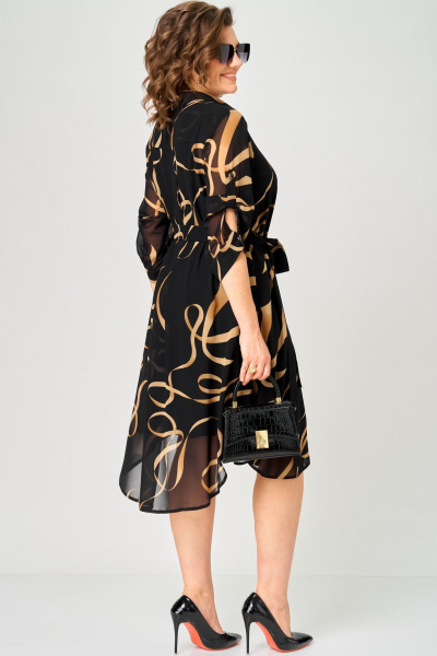 Платье EVA GRANT 7046 принт_ленты - фото 6