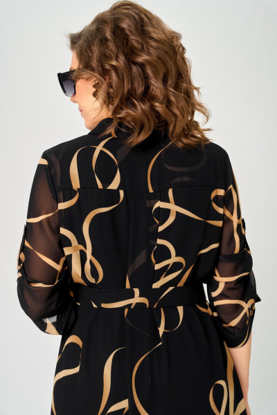 Платье EVA GRANT 7046 принт_ленты - фото 10