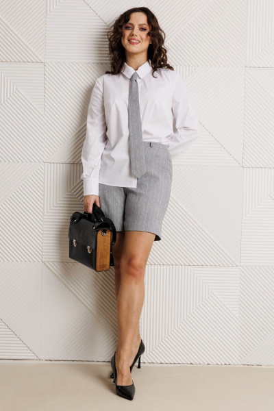 Блуза, жакет, шорты, галстук Mubliz 310-1 - фото 19