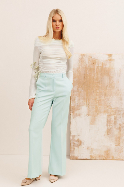 Брюки KOKOdea 50013.1 светло-бирюзовый - фото 1