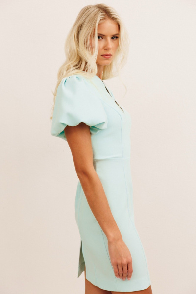 Платье KOKOdea 70019 светло-бирюзовый - фото 4