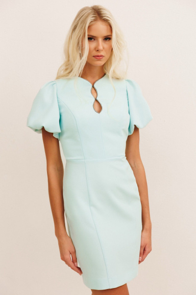 Платье KOKOdea 70019 светло-бирюзовый - фото 2