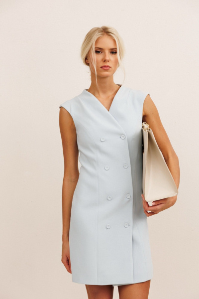 Платье KOKOdea 70022 светло-бирюзовый - фото 2