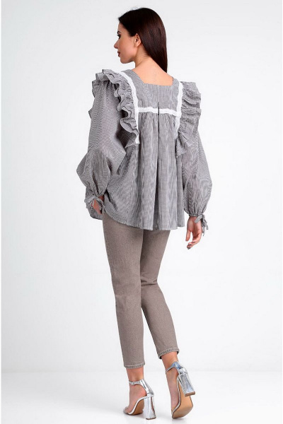 Блуза Таир-Гранд 62390 кофе - фото 2