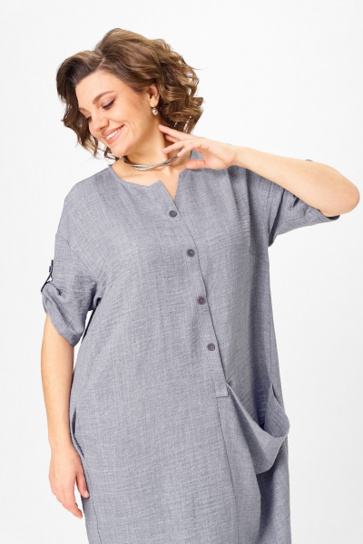 Платье Michel chic 2094/4 серый - фото 6