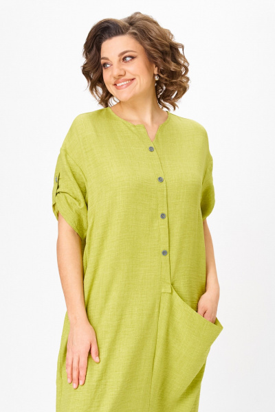 Платье Michel chic 2094/4 фисташка - фото 7