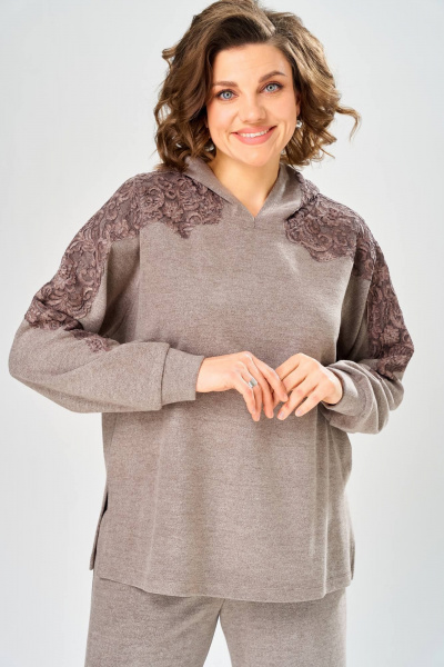 Брюки, джемпер Диомант 2147 капучино - фото 7