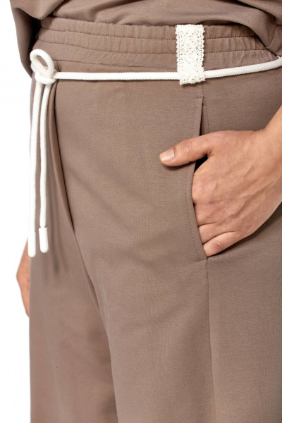 Брюки, майка Диомант 2156 капучино - фото 9