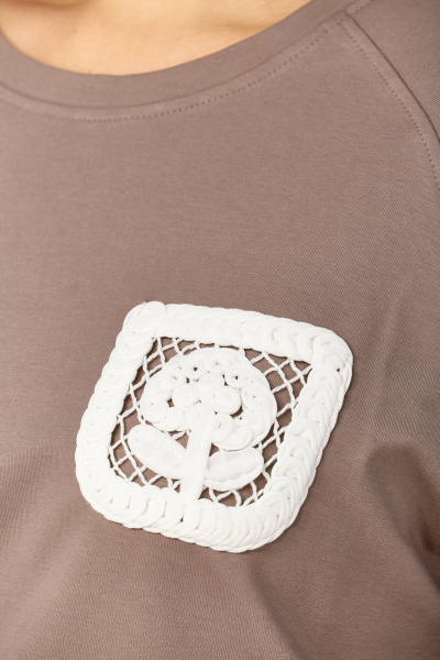 Брюки, майка Диомант 2156 капучино - фото 6