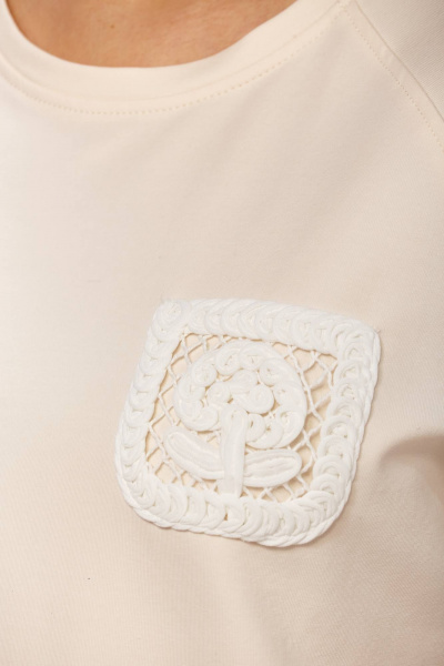 Брюки, майка Диомант 2156 сливочный - фото 7