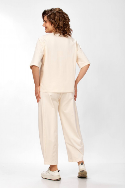 Брюки, майка Диомант 2156 сливочный - фото 5